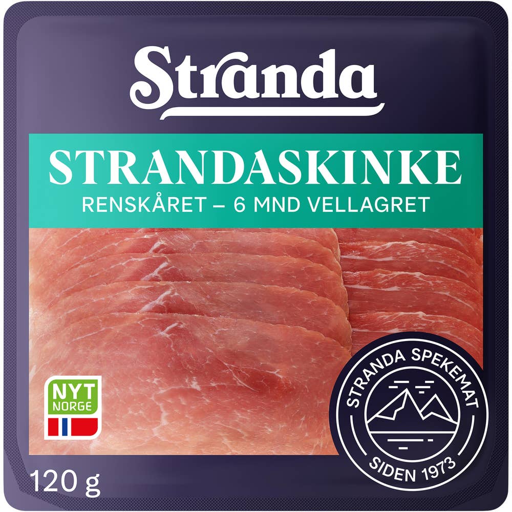 Renskåret strandaskinke 120 g