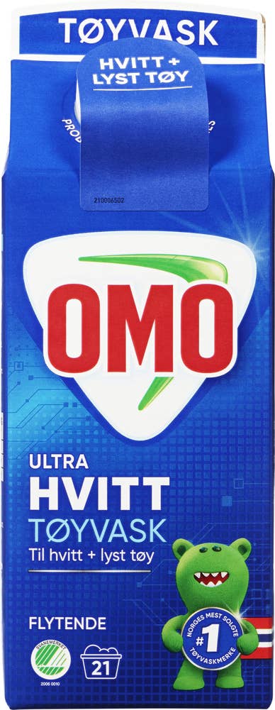 OMO Hvitt flytende Påfyll, stor