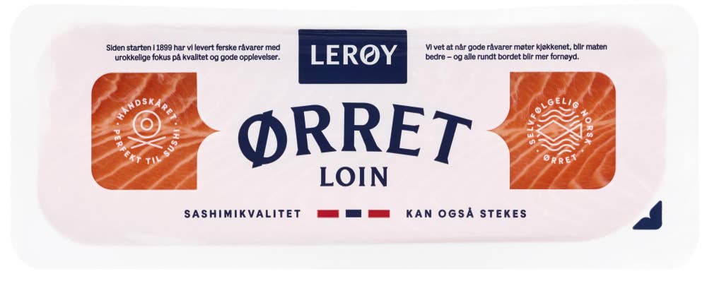 Ørret-loin Sashimikvalitet, ca. 250 g
