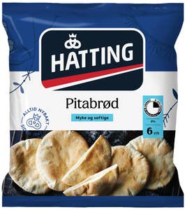 Hatting Pitabrød Fine, 6stk