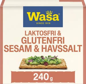 Wasa Knekkebrød Glutenfri Sesam & Havsalt