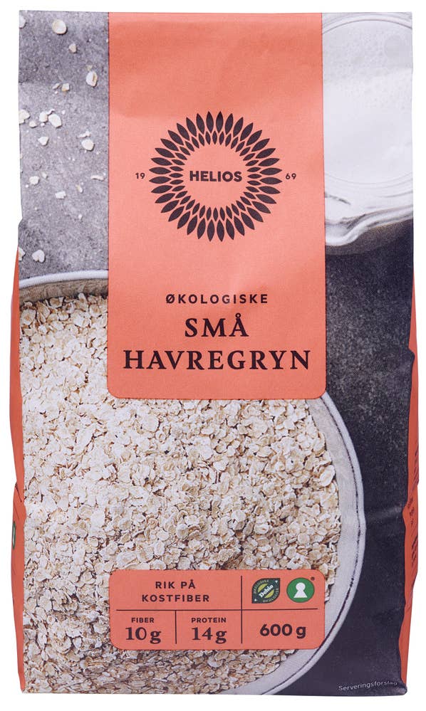 Små havregryn økologisk Maks 10 per kunde, 600 g