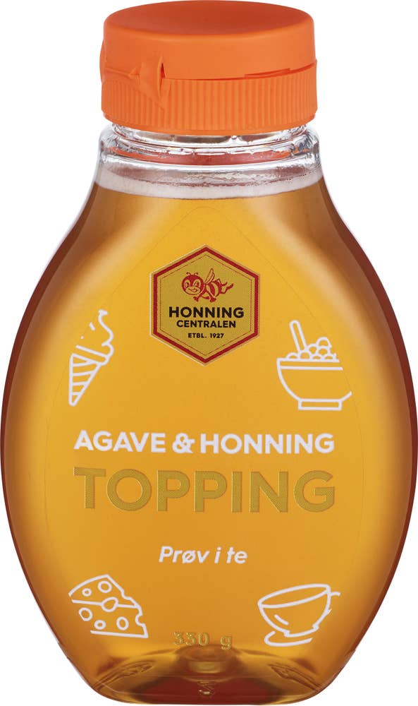 Honningcentralen Topping med agave og honning