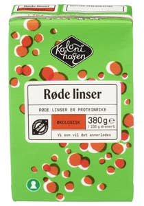 Kolonihagen Røde linser Økologisk