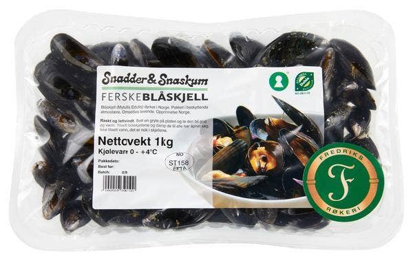 Snadder & Snaskum Levende blåskjell