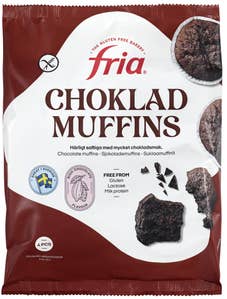 Fria Sjokolademuffins 4stk