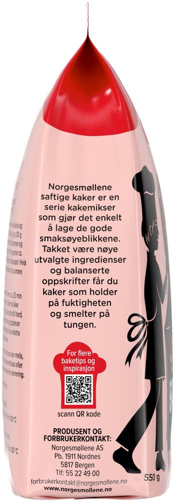 Norgesmøllene Saftige brownies