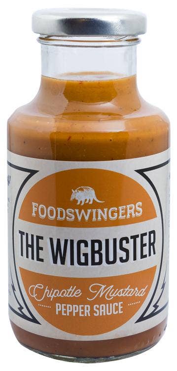 BBQ Shop The Wigbuster Chipotle Mustard Pepper Sauce
