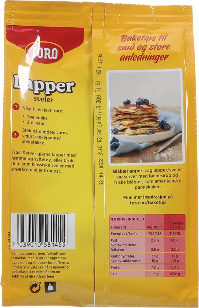 Toro Sveler/lapper
