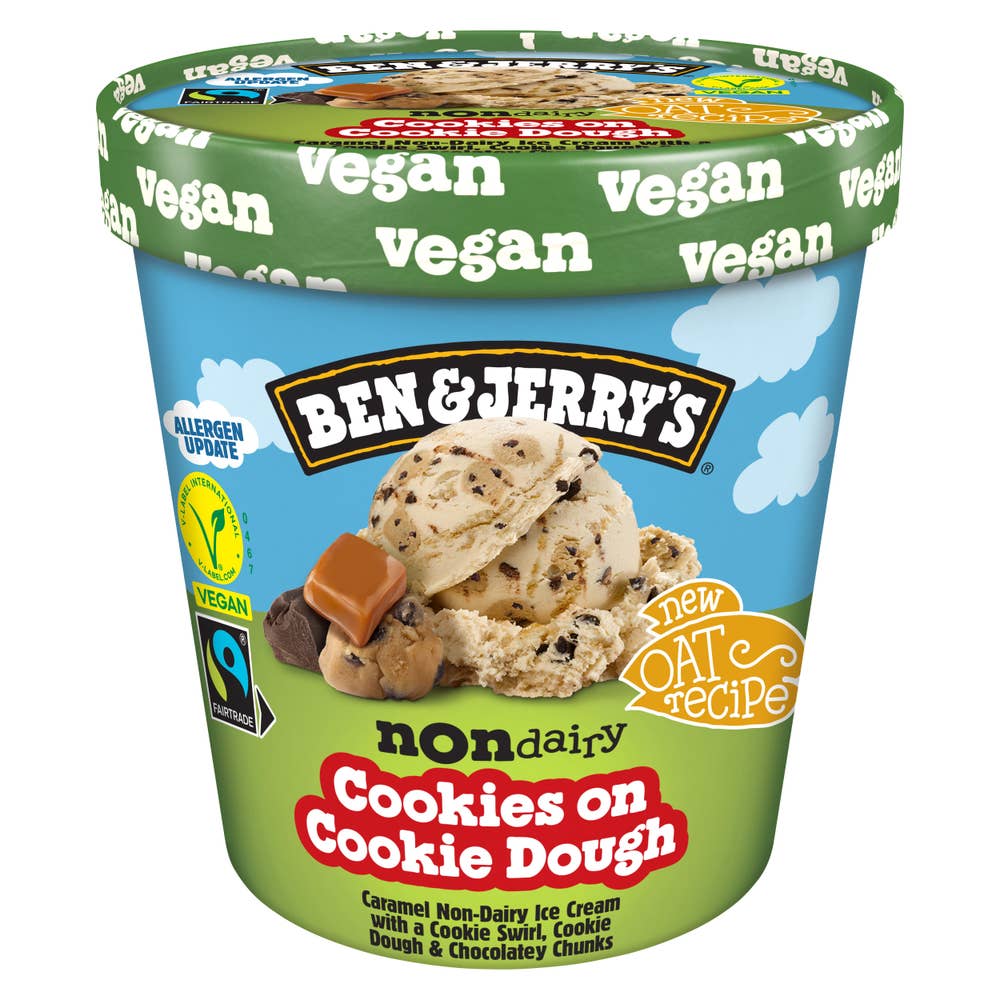 Ben & Jerry's Cookies on cookie dough Non dairy