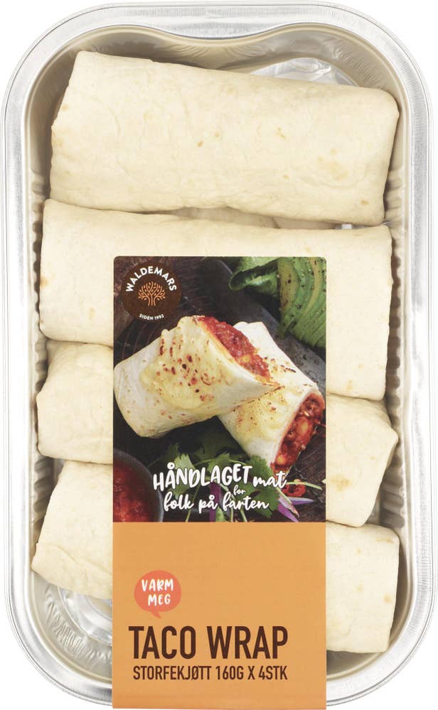 Waldemars Taco Wrap med storfekjøtt