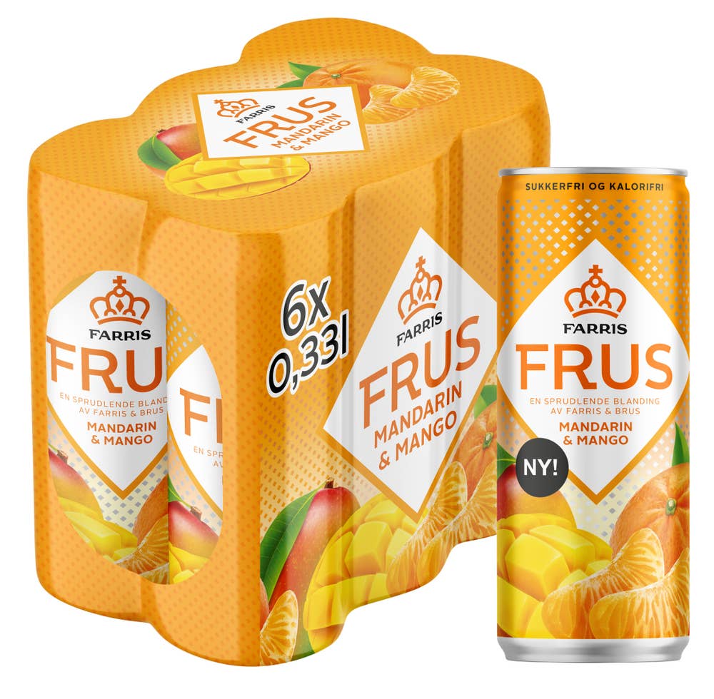 Farris Frus mandarin & mango 6x0,33 l