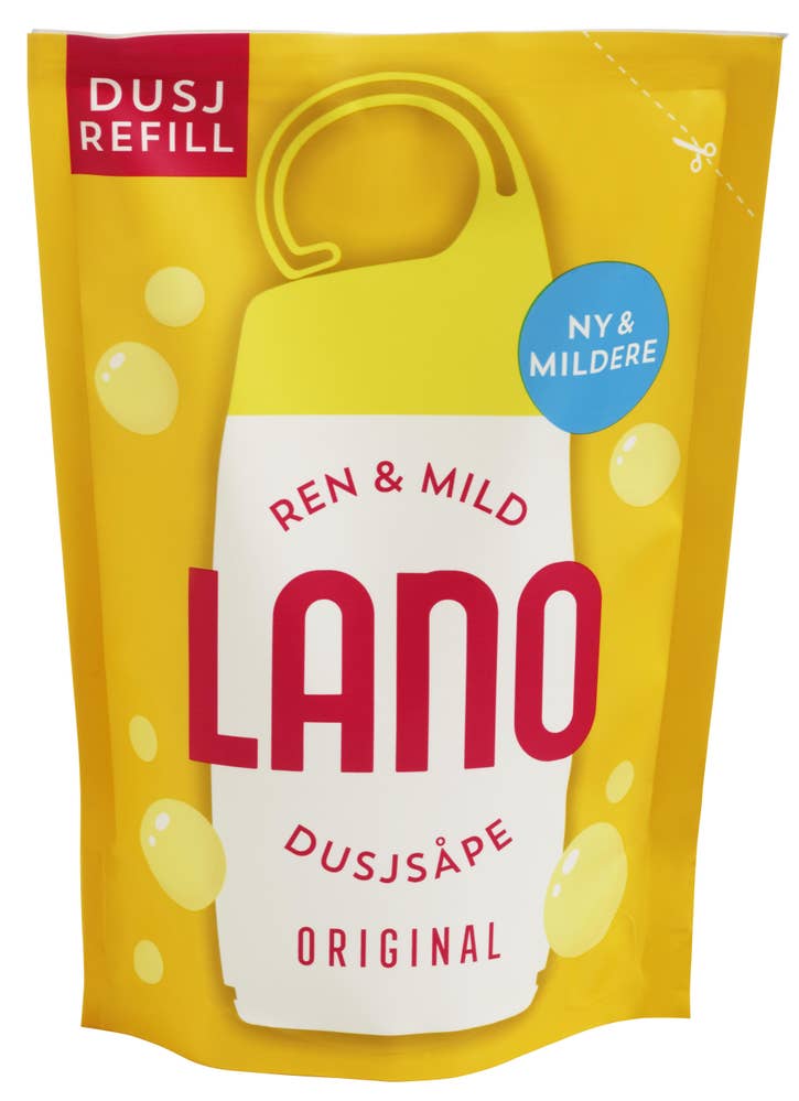 Lano Dusjsåpe Flytende refill
