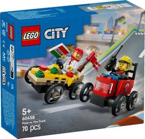 LEGO LEGO® City - Billøp mellom pizzabil og brannbil