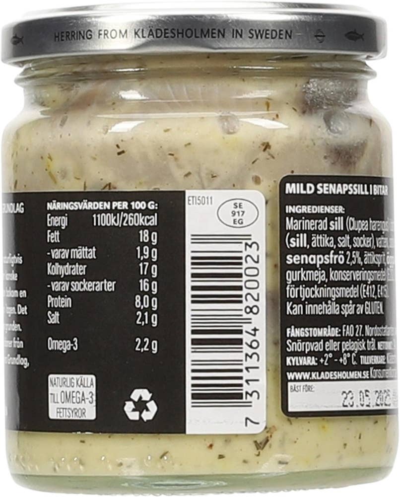 Klädesholmen Mild sennepsild