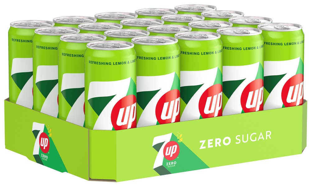 7up Zero brett 20 x 0,33l