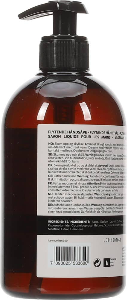 L'USINE Håndsåpe Lemongrass & fresh mint