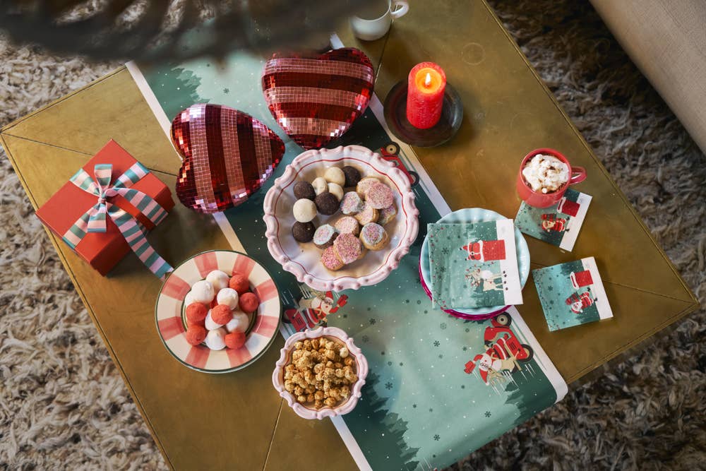 Duni Juleserviett Jolly journey 33 x 33 cm