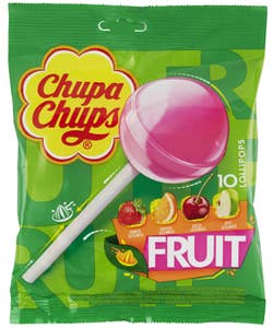 Chupa Chups Lollipop Fruktsmak 10 stk