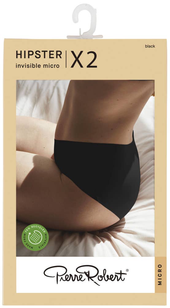 PR¤Pierre Robert Hipster Mikro Sort, str. M