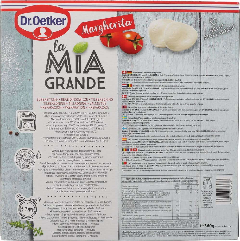 Dr. Oetker La mia grande Margherita