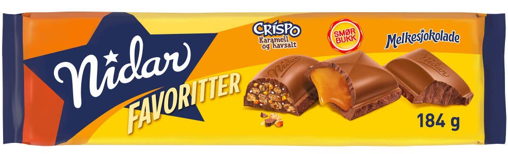 Nidar Favoritter Gul Storplate