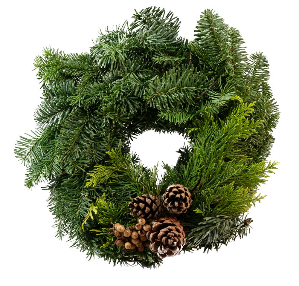 FreshFlowers Nobiliskrans med pynt ø25cm