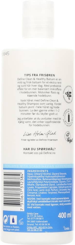 Define Balsam Clean & Healthy