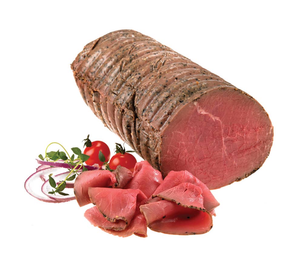 Roastbiff, skåret