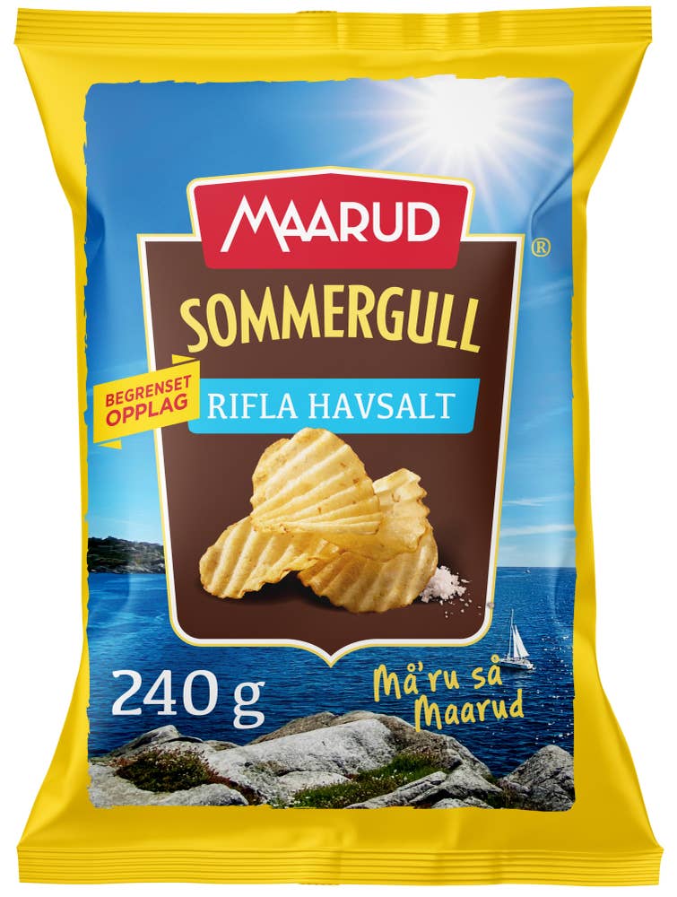 Maarud Sommergull havsalt grovrifla