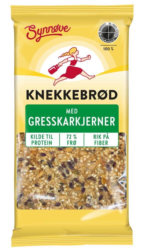 Synnøve Finden Knekkebrød med gresskarkjerner