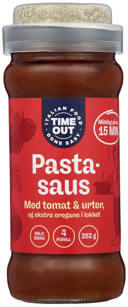 Time Out Pastasaus med tomat og urter