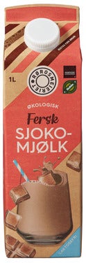 Rørosmeieriet Økologisk Fersk Sjokomjølk 1,2% fett