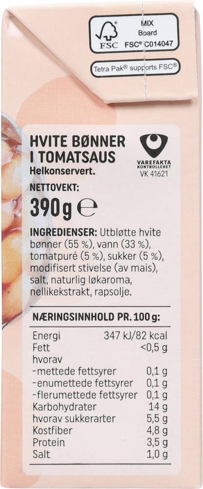 R Bønner i tomatsaus
