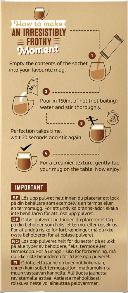 Nescafé Cappuccino 8 poser