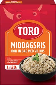 Toro Middagsris med villris Boil in bag