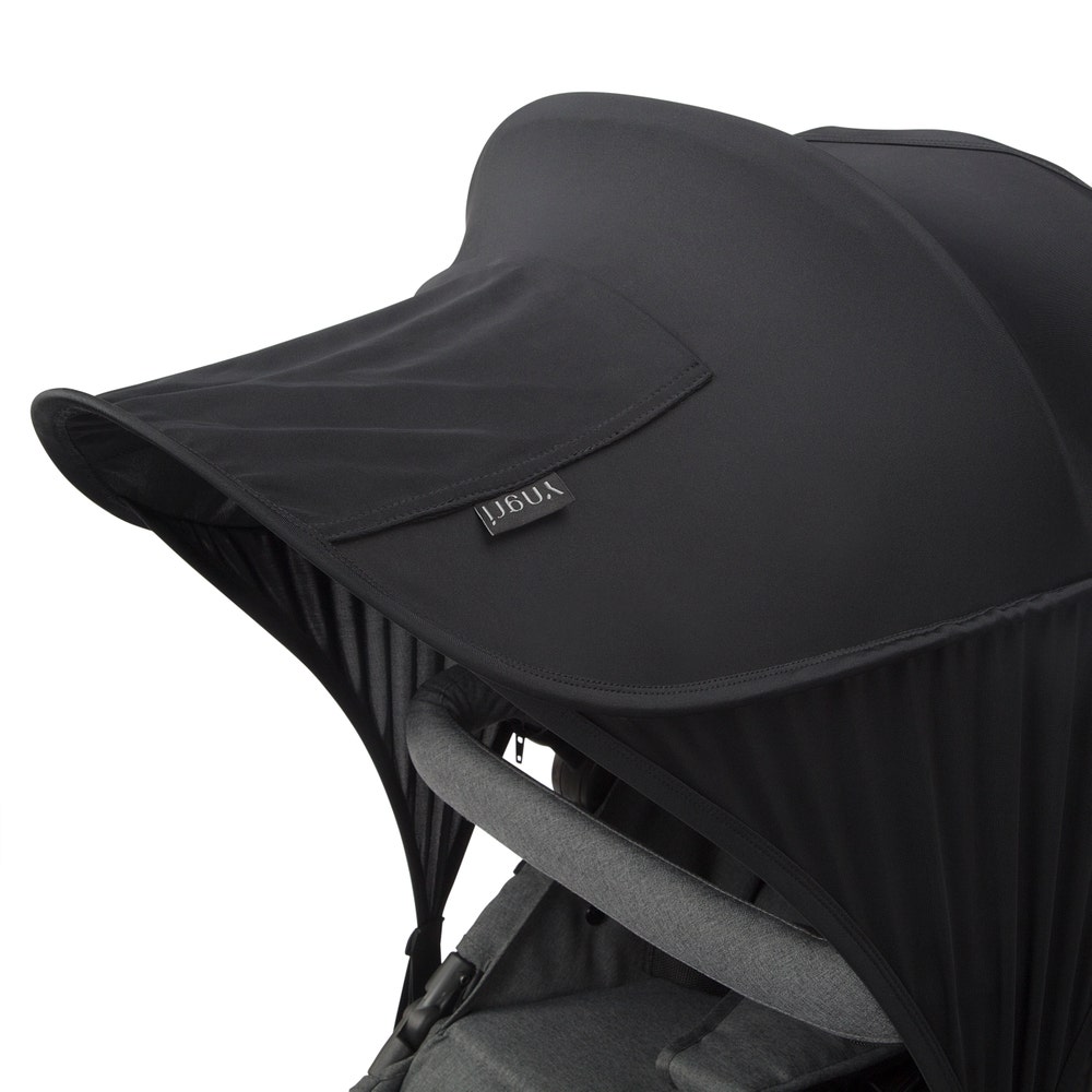 Yngri Solskjerm 50 upf+ Svart