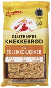 Synnøve Finden Glutenfri knekkebrød Med solsikkekjerner