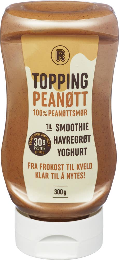 R Toppingsaus med peanøtter