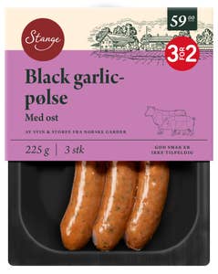 Stange Black Garlic pølse