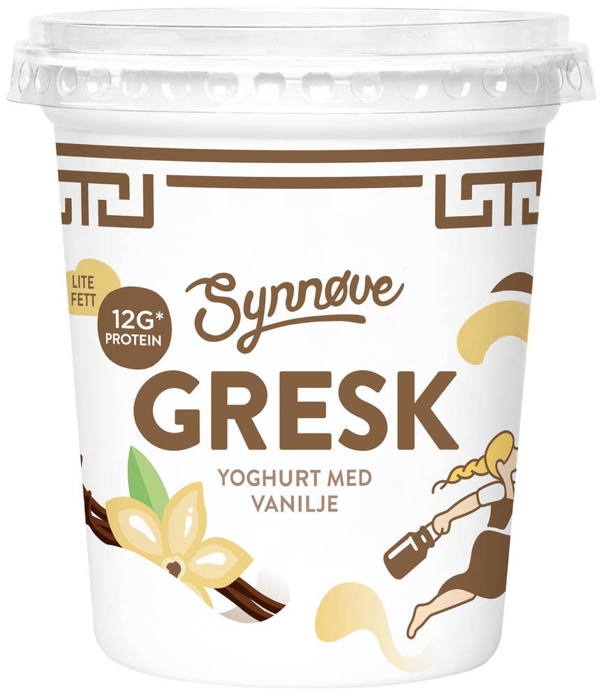 Synnøve Gresk yoghurt Vanilje