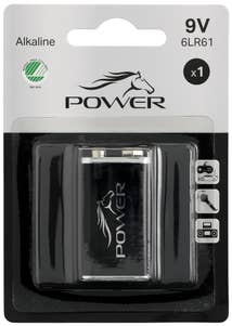 Horsepower Batteri 9V/6LR61 Alkalisk