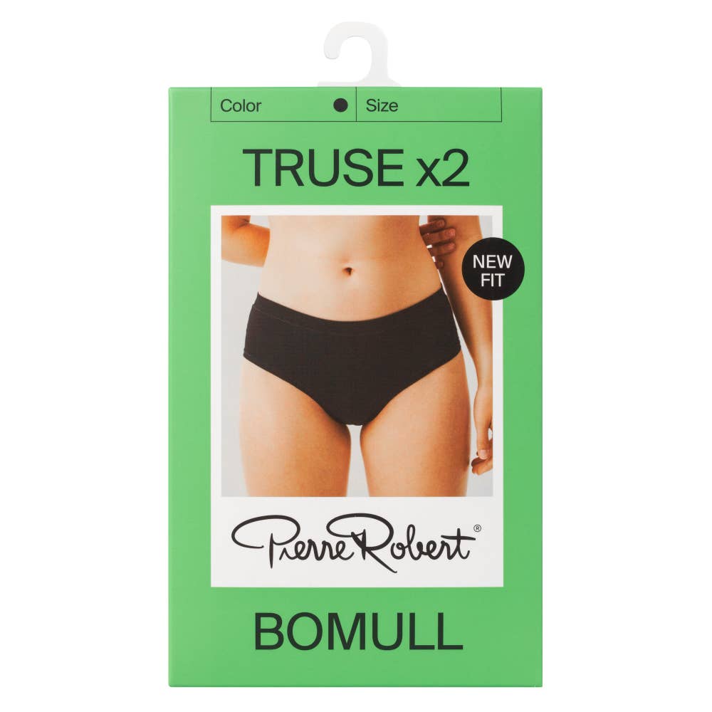 Pierre Robert Truser i bomull Sort, str M