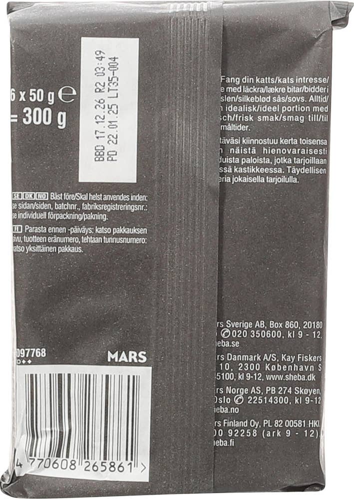 Sheba Fresh & Fine Poultry Kylling, kalkun & and