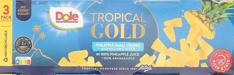 Dole Premium Pineapple Chunks 3x227g