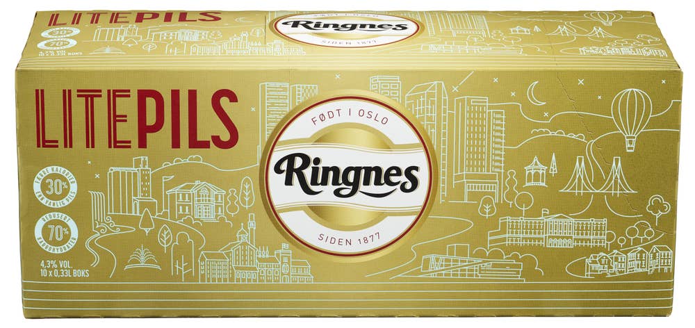 Ringnes Lite 10 x 0,33l