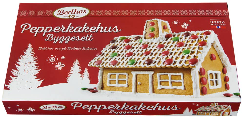 BERTHAS Pepperkakehus Byggesett