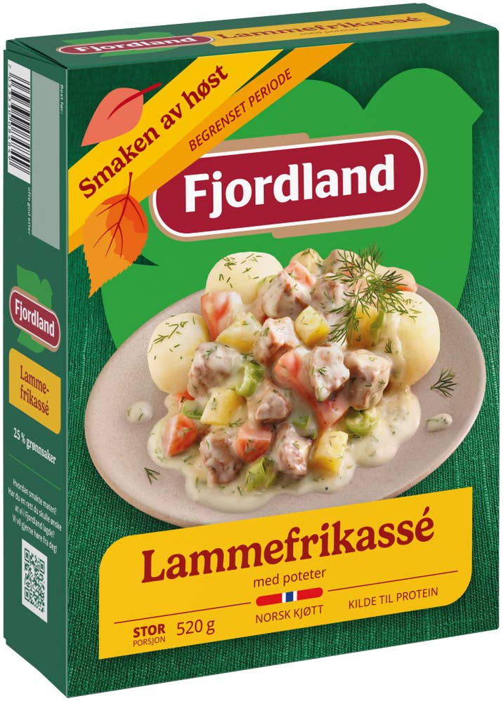 Fjordland Lammefrikasse med poteter