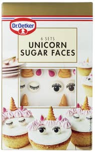 Dr. Oetker Unicorn Sugar Faces