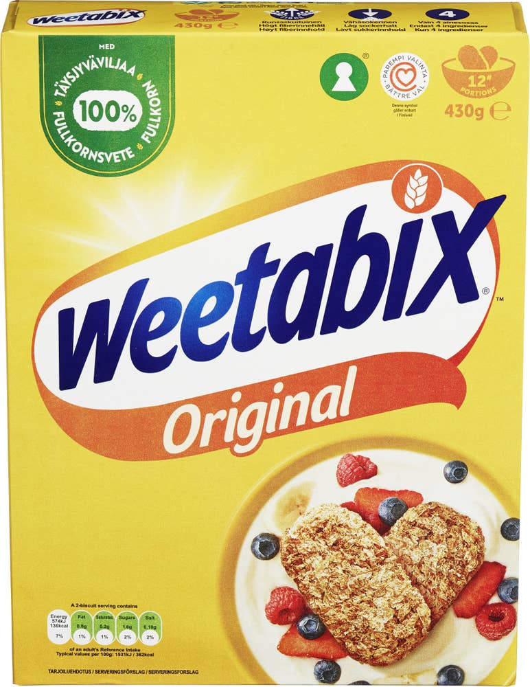 Weetabix Orginal 95% fullkorn